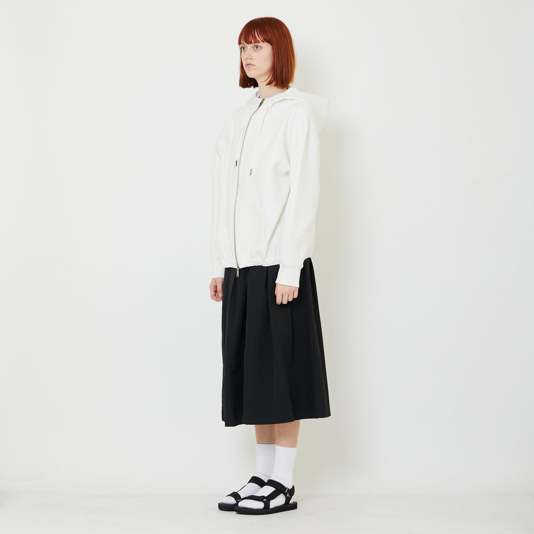 Adult Genderless Oversized Jacket - Off White - SU2408007A