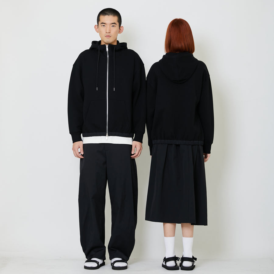 Adult Genderless Oversized Jacket - Black - SU2408007B