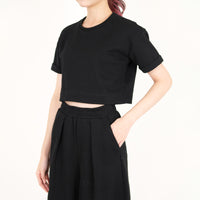 Women Pique Cropped Top - SW2307065