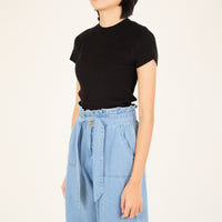 Women Rib-Knit Cropped Top - SW2307074