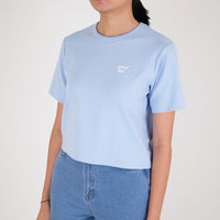 Women Cropped Top - Light Blue - SW2211558G