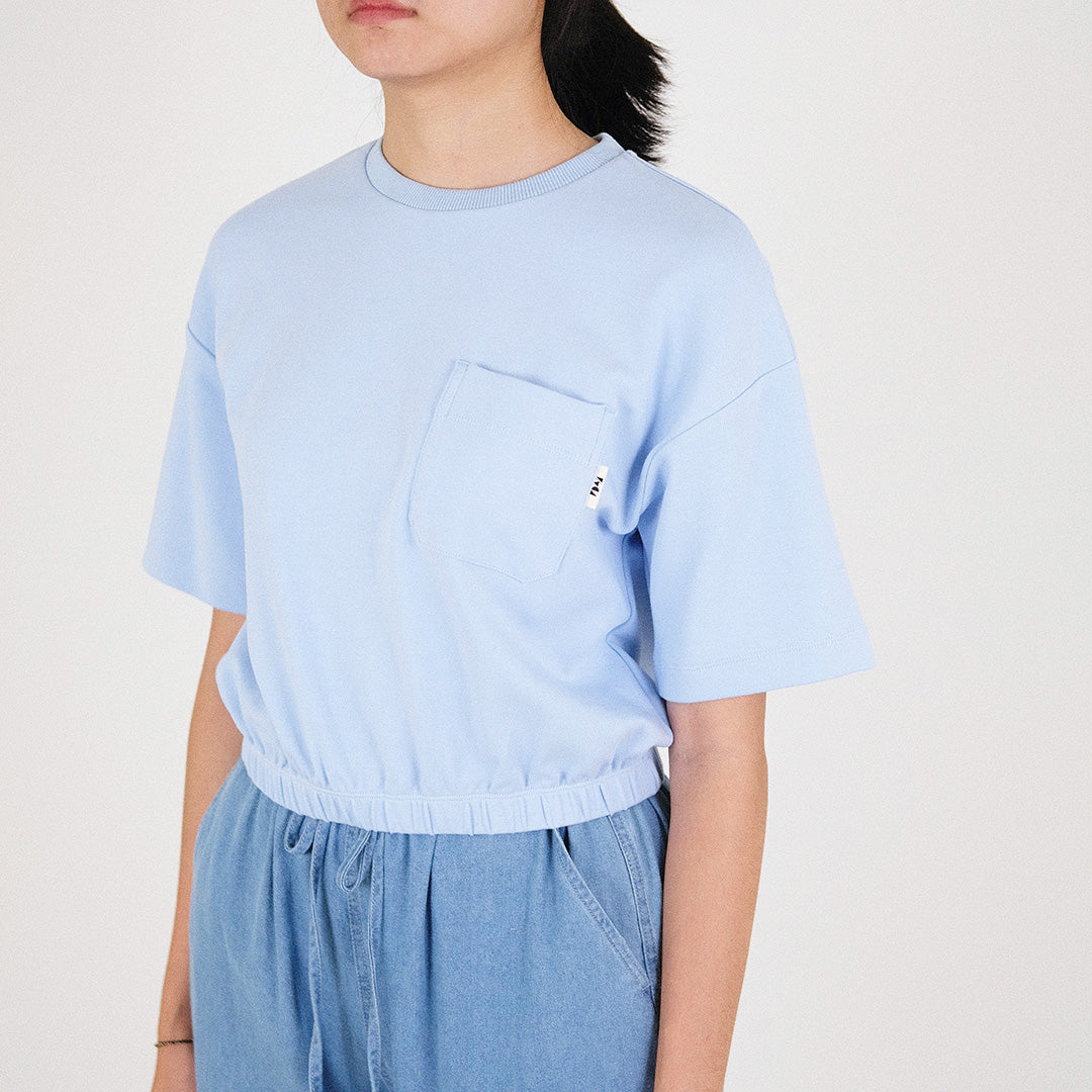 Women Cropped Top - Sky Blue - SW2212572D