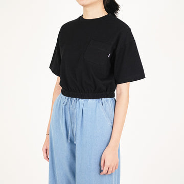 Women Cropped Top - Black - SW2212572E