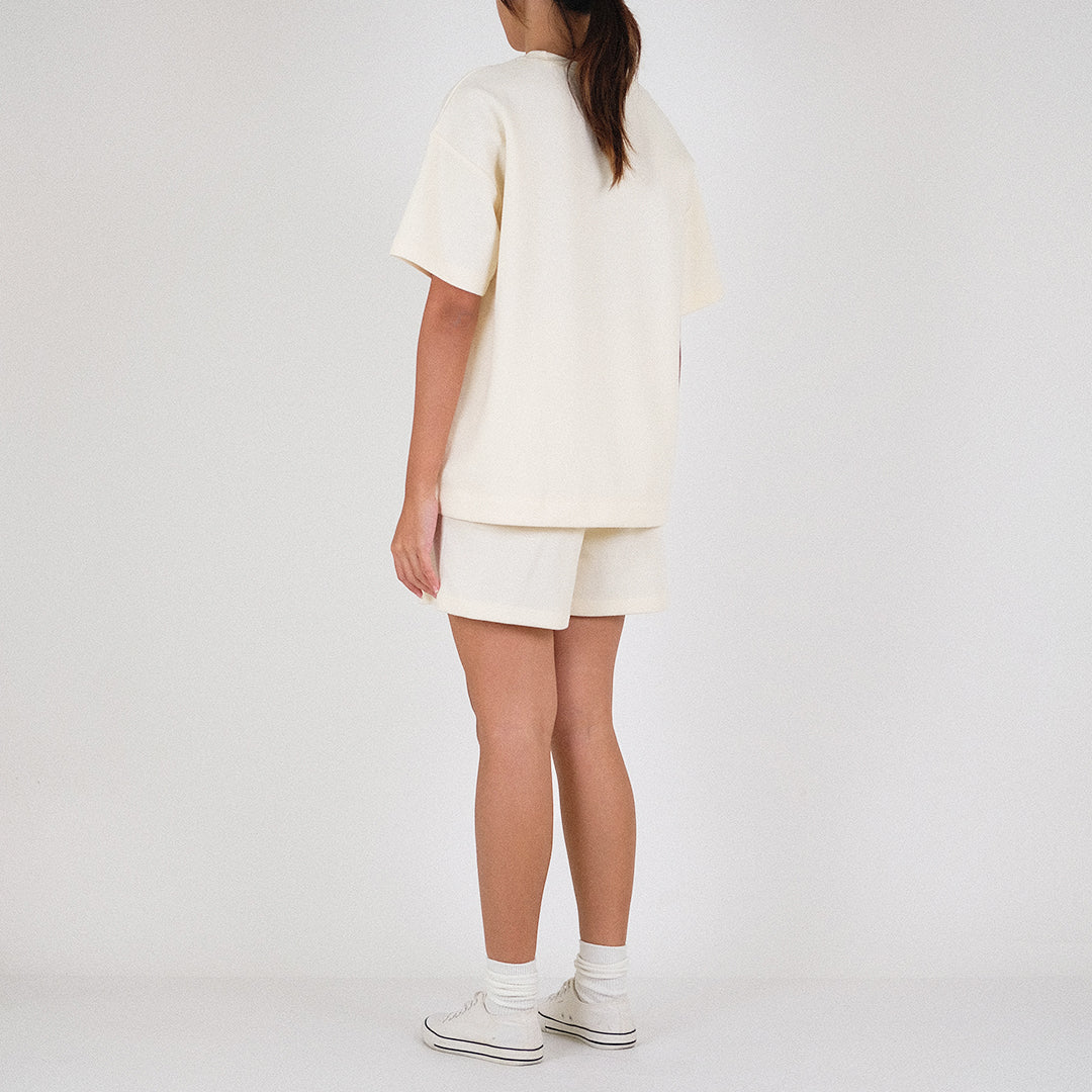 Women Oversized Pique Top - SW2212581