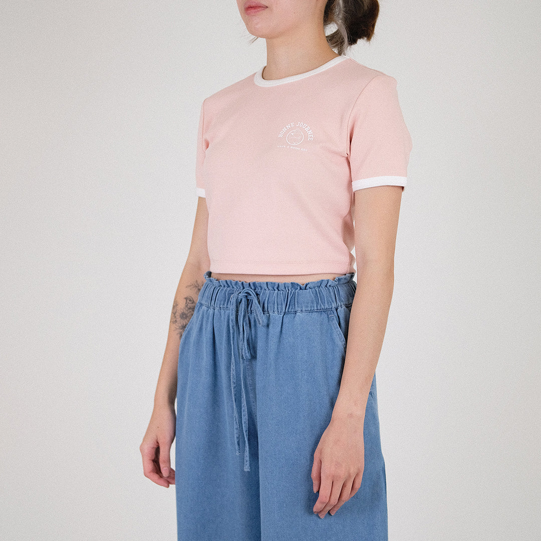 Women Contrast Cropped Top - SW2307066 (SW2301055)