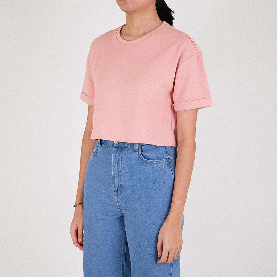 Women Pique Cropped Top - SW2307065