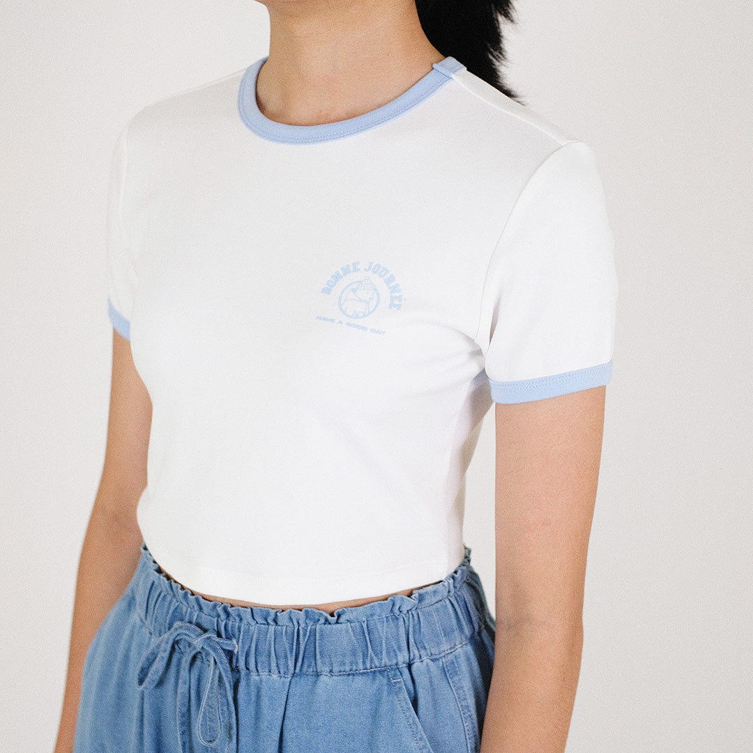 Women Contrast Cropped Top - SW2307066 (SW2301055)