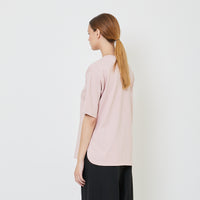 Women Essential Oversized Top - Dusty Pink - SW2401067E