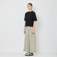 Women Pleated Wide-Leg Pants - Khaki - SW2402036A