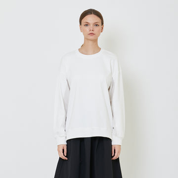 Women Oversized Combined Top - Off White - SW2403048A
