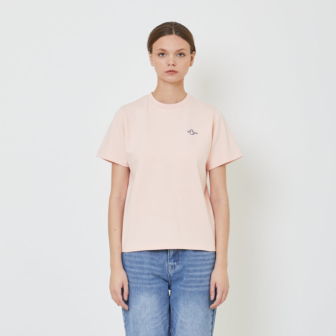 Women Embroidery Essential Tee - SW2405072