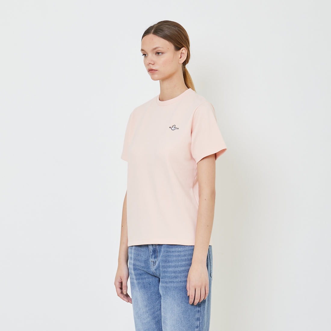 Women Embroidery Essential Tee - SW2405072