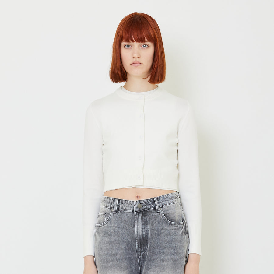 Women Cardigan - Off White - SW2407082A