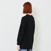 Women Raglan Sleeve Top - Black - SW2407083B