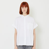 Women Oversized Shirt - Off White - SW2407095A