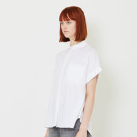 Women Oversized Shirt - Off White - SW2407095A