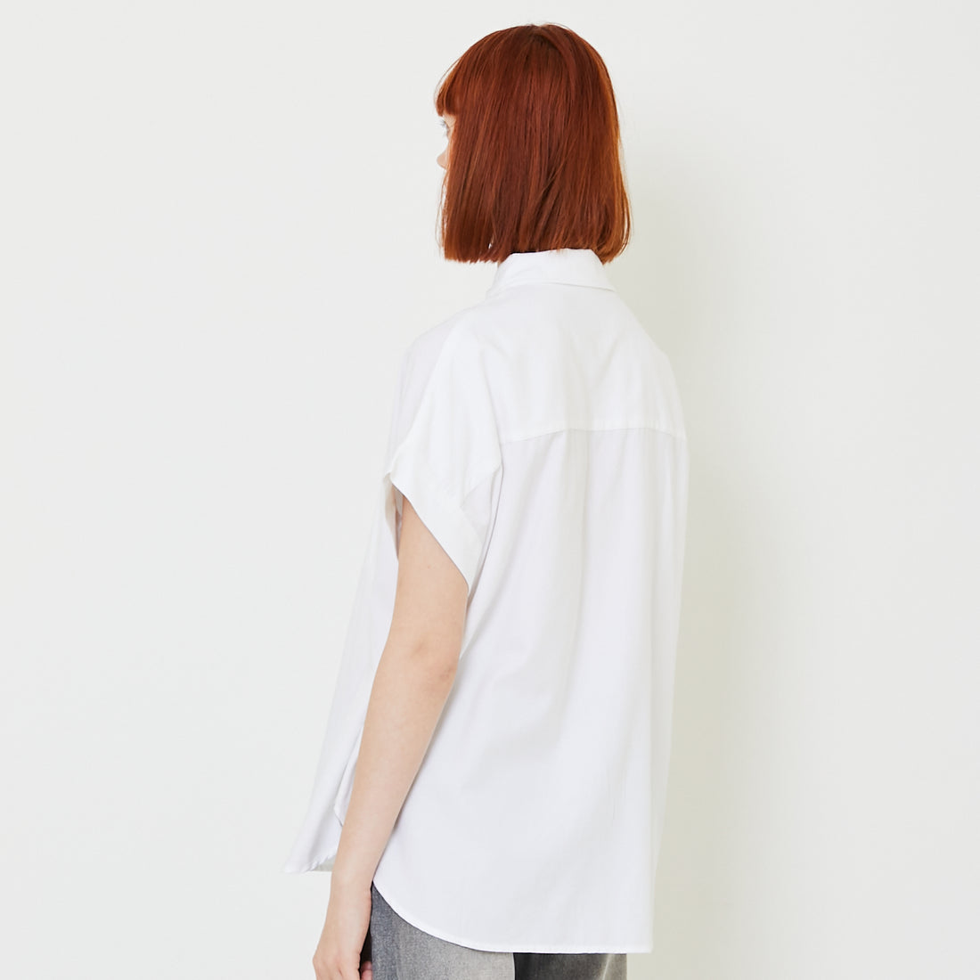 Women Oversized Shirt - Off White - SW2407095A