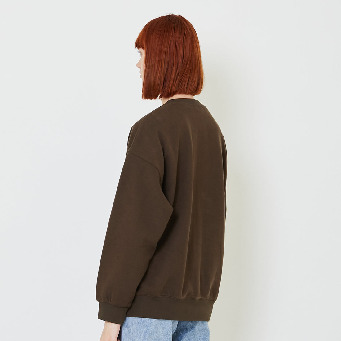 Women Embroidery Oversized Jacket - Brown - SW2408110B