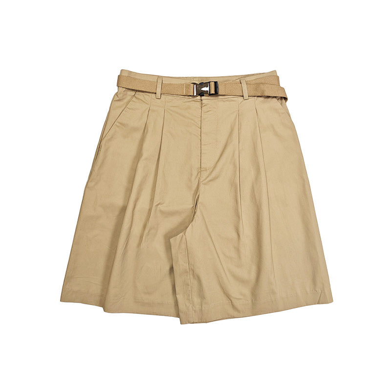 Women Bermuda Shorts - Light Khaki - SW2408111A