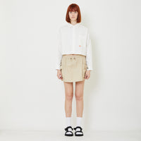 Women Cargo Skort - Light Khaki - SW2408118A