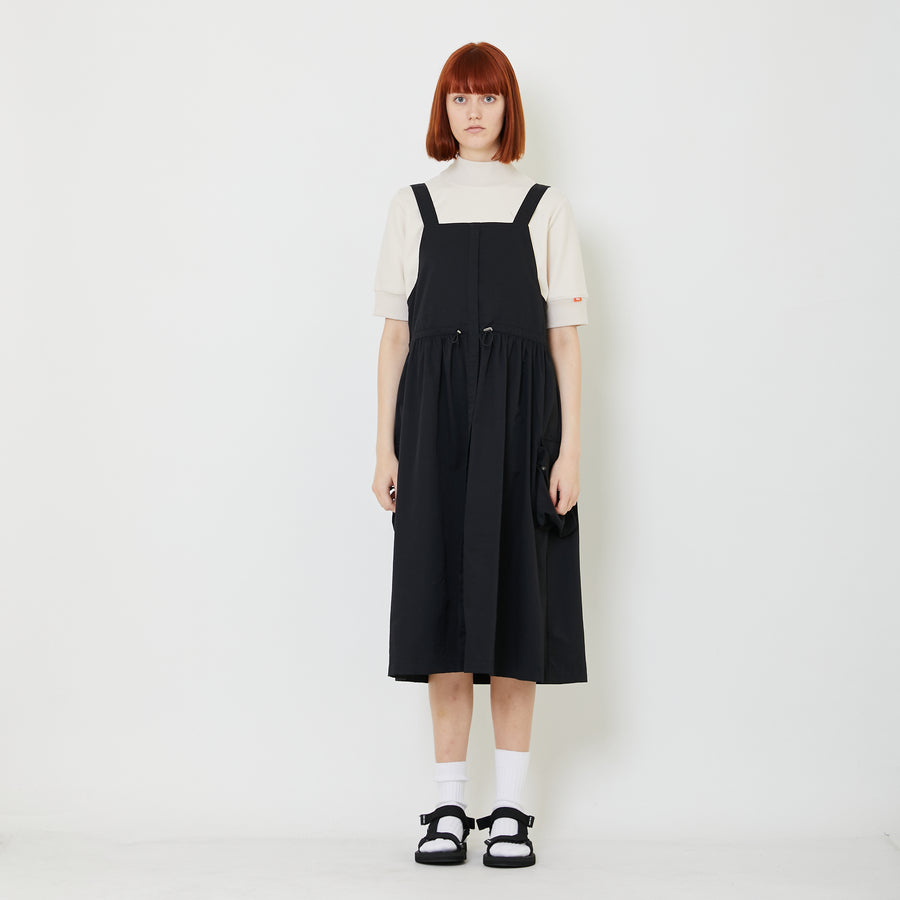 Women Cargo Dress - Black - SW2408121B