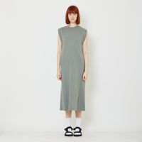 Women Sleeveless Maxi Dress - Dusty Green - SW2409132A