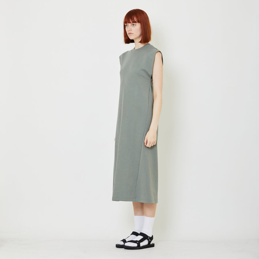 Women Sleeveless Maxi Dress - Dusty Green - SW2409132A