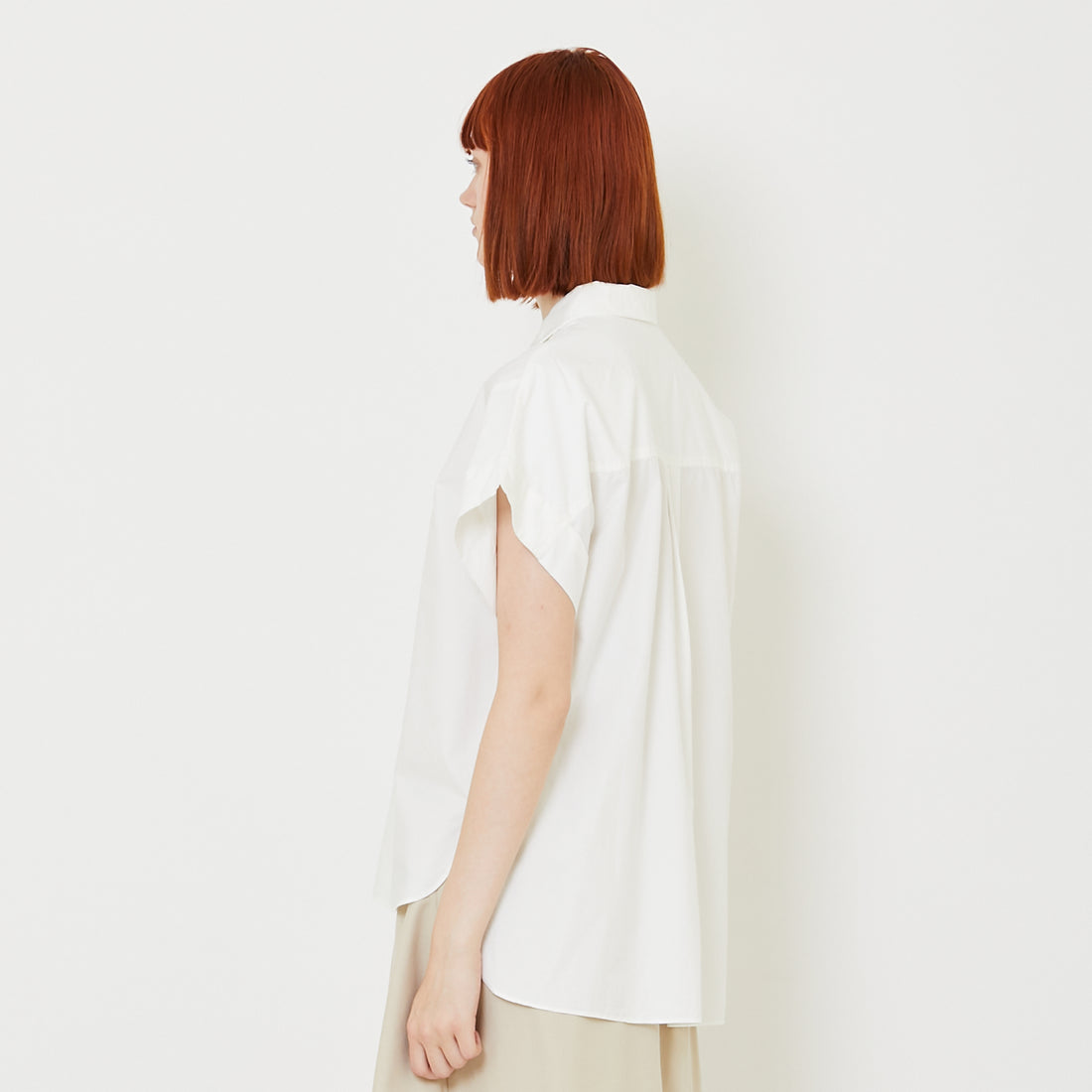 Women Oversized Shirt - Off White - SW2409138A