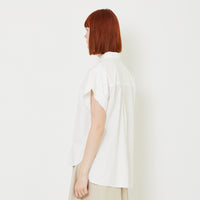 Women Oversized Shirt - Off White - SW2409138A