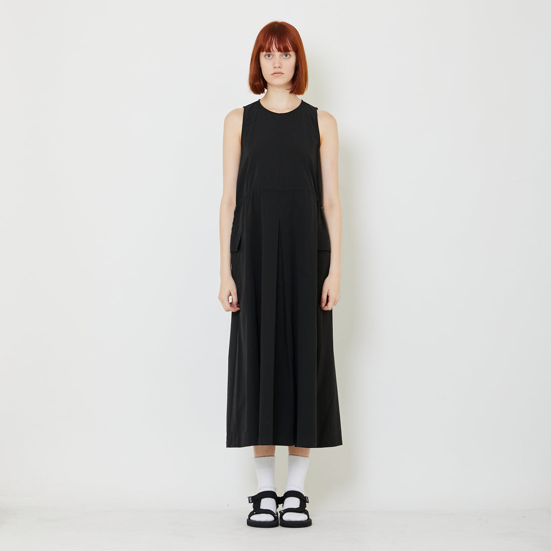 Women Cargo Dress - Black - SW2409142B