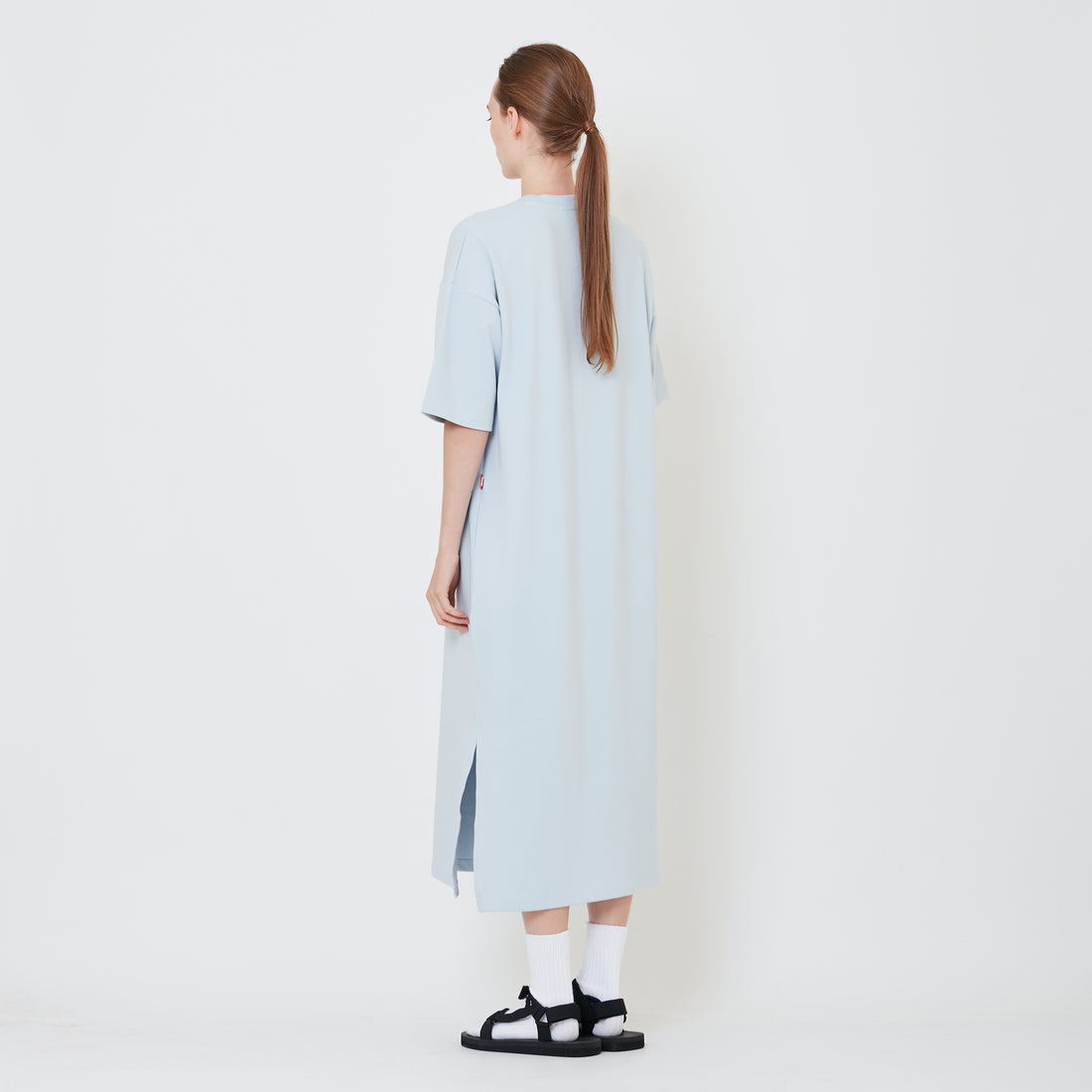 Women Oversized T-Shirt Dress - SW2409153