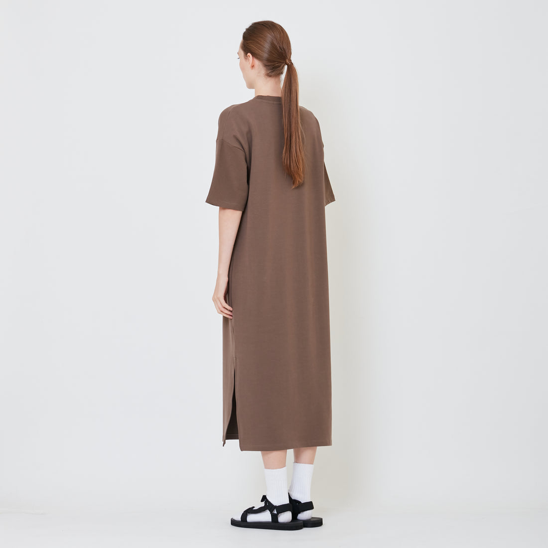 Women Oversized T-Shirt Dress - SW2409153