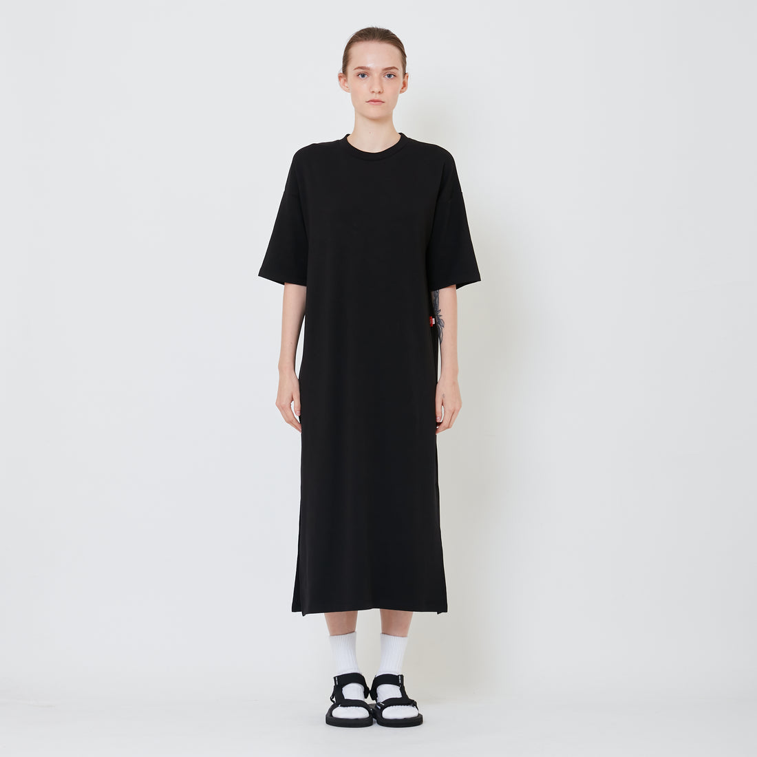 Women Oversized T-Shirt Dress - SW2409153