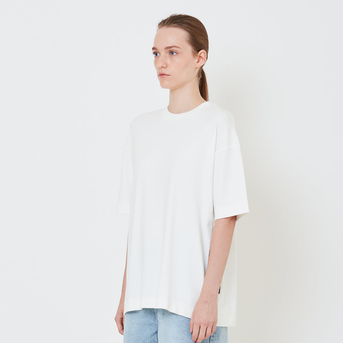 Women Side Pleated Oversized Top - SW2410157