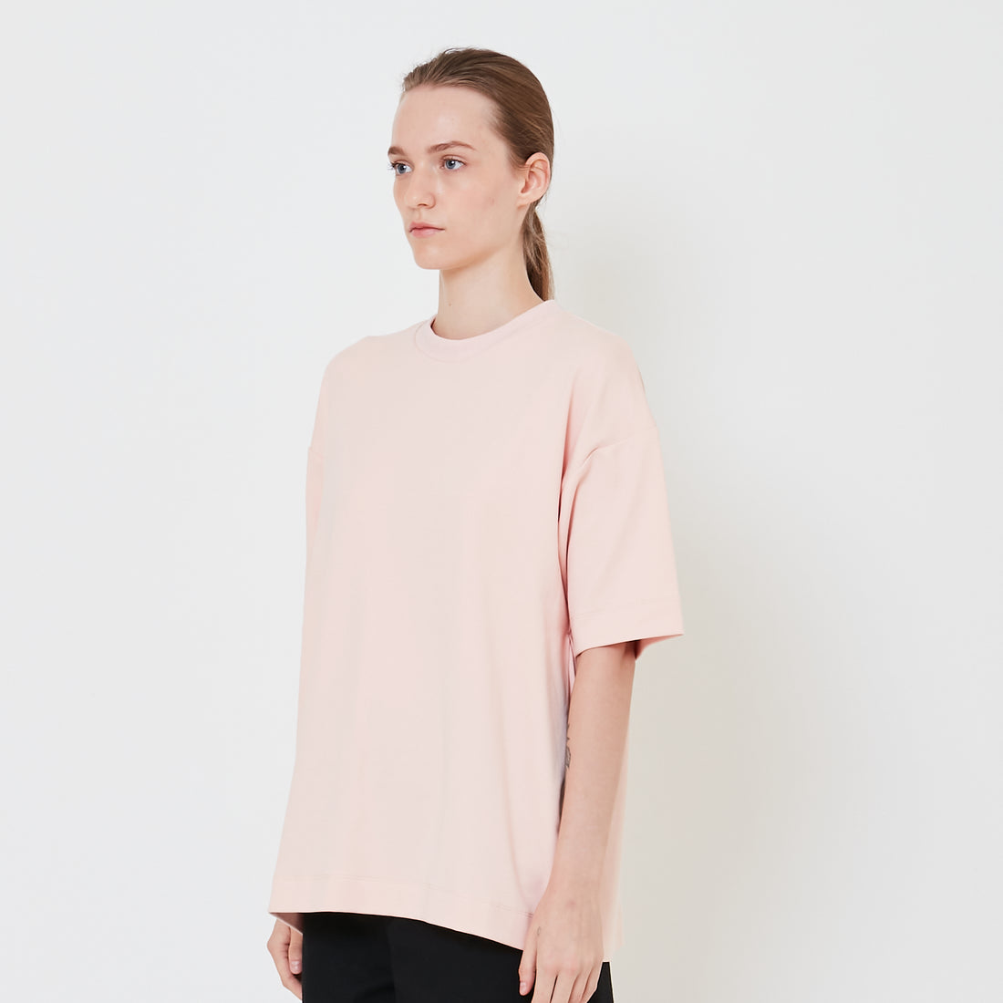 Women Side Pleated Oversized Top - SW2410157