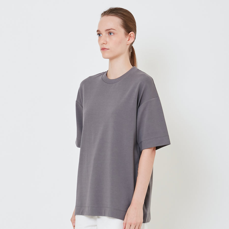 Women Side Pleated Oversized Top - SW2410157