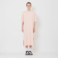 Women Oversized T-Shirt Dress - Pink - SW2410163A