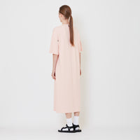 Women Oversized T-Shirt Dress - Pink - SW2410163A