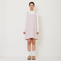 Women Tweed Dress - Pink - SW2410183A