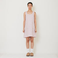 Women Tweed Dress - Pink - SW2410183A