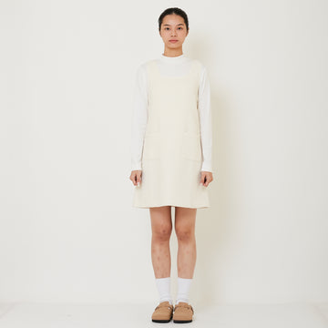 Women Tweed Dress - Off White - SW2410245A