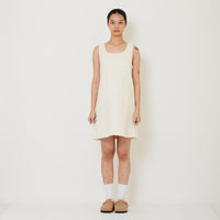 Women Tweed Dress - Off White - SW2410245A