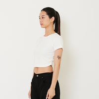 Women Side Gathers Cropped Top - SW2412214