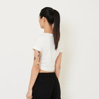 Women Side Gathers Cropped Top - SW2412214