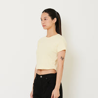 Women Side Gathers Cropped Top - SW2412214