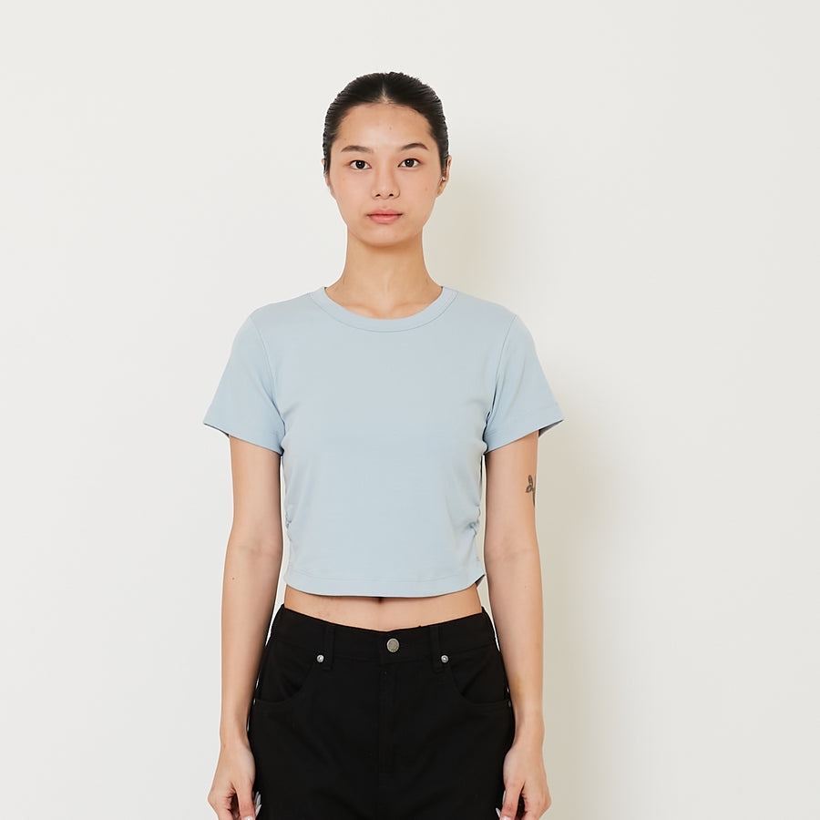 Women Side Gathers Cropped Top - SW2412214