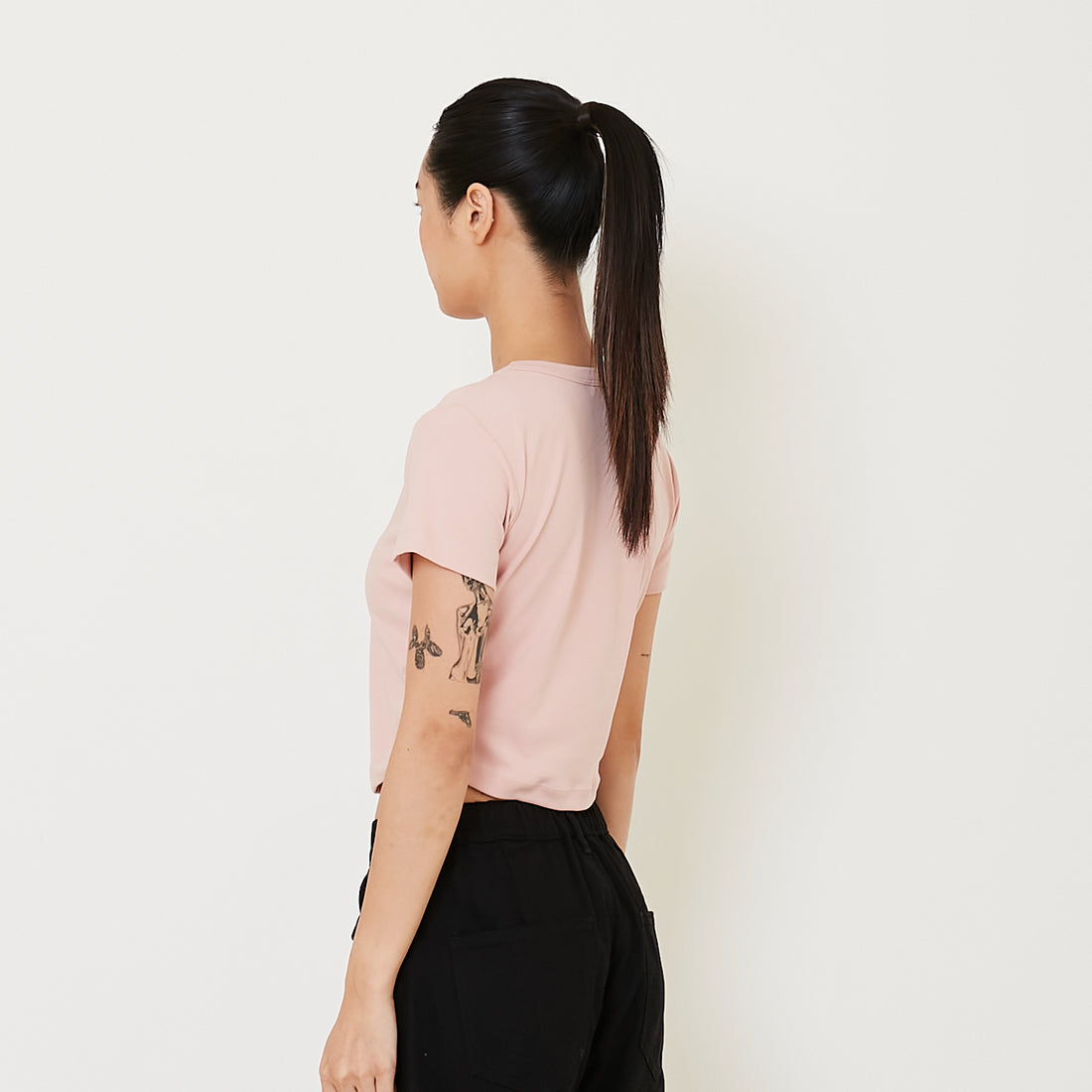 Women Side Gathers Cropped Top - SW2412214