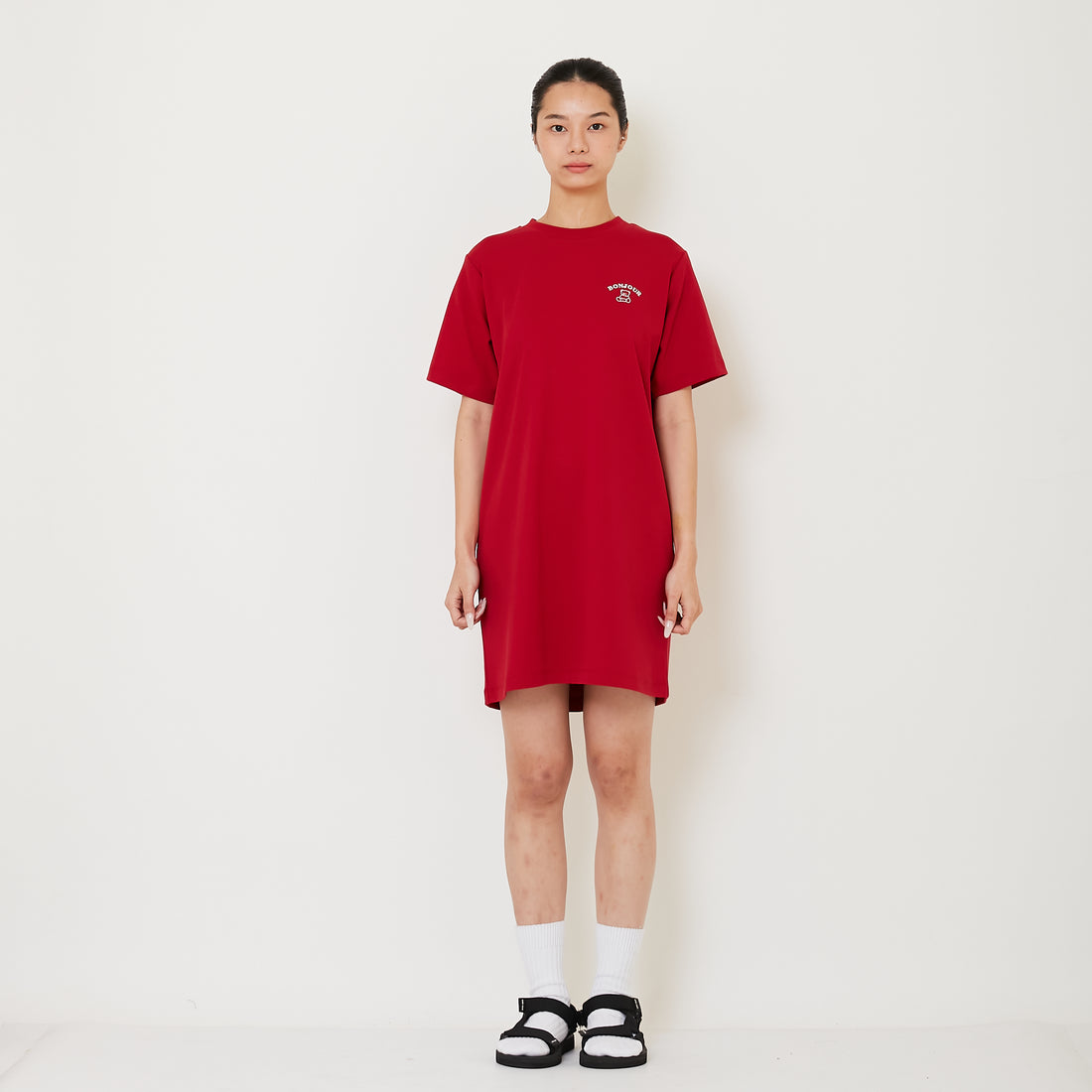 Women Embroidery T-Shirt Dress - SW2412221