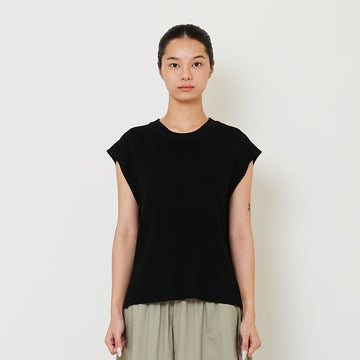 Women Knit Top - Black - SW2412223D