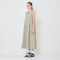 Women Nylon Cargo Dress - Green - SW2412242B